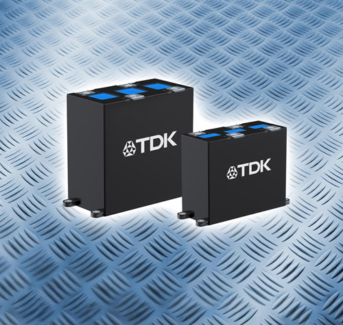 Новинка от TDK − силовые конденсаторы B25645A серии ModCap™ для цепей постоянного тока