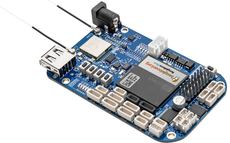 BeagleBone Blue - одноплатный компьютер на основе SoC OSD3358 с ядром ARM Cortex-A8