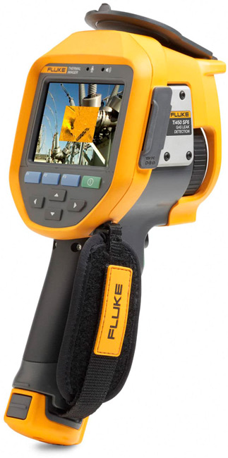 Тепловизор Fluke Ti450 с системой фокусировки MultiSharp™ и функцией обнаружения утечек газа SF6