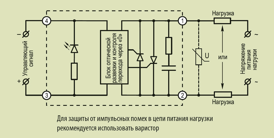 HDH-xx44.ZD3 Схема подключения реле