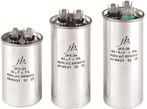 Appearance of CBB65 package type start capacitors