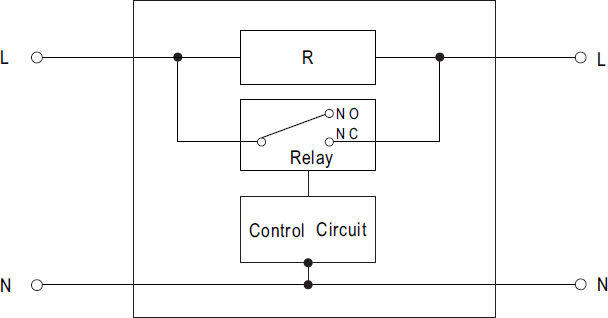 Блок-схема ограничителя пускового тока ICL