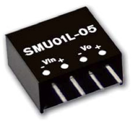 Appearance of SMU01 series DC/DC converters