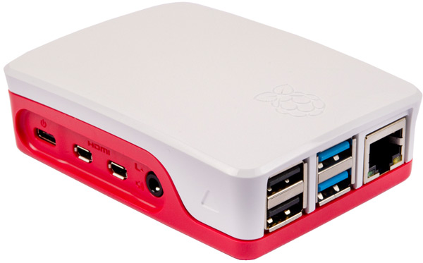 Official Raspberry Pi 4 Case [Red/White]