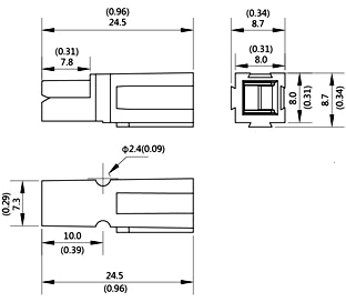 Чертеж разъема SP30