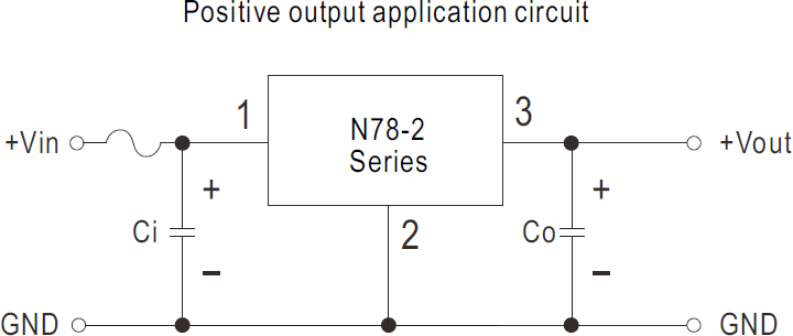 Типовые схемы включения N78-2 для прямой полярности