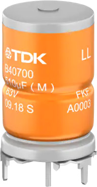 TDK SNAP-IN Hybrid Polymer-Aluminum Electrolytic Capacitors