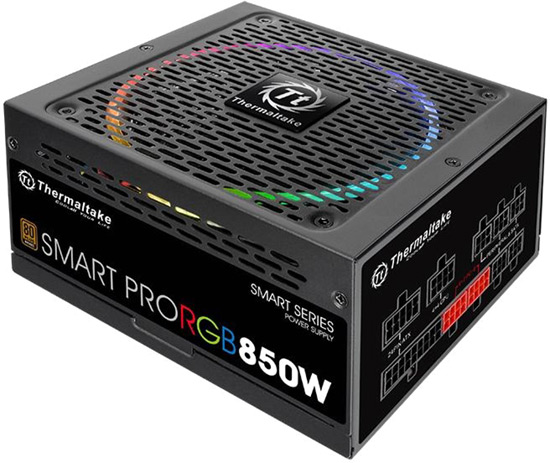 Компьютерный блок питания Smart Pro RGB 850W Bronze от Thermaltake