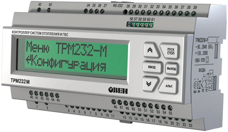 ТРМ232М – контроллер для регулирования температуры в системах отопления