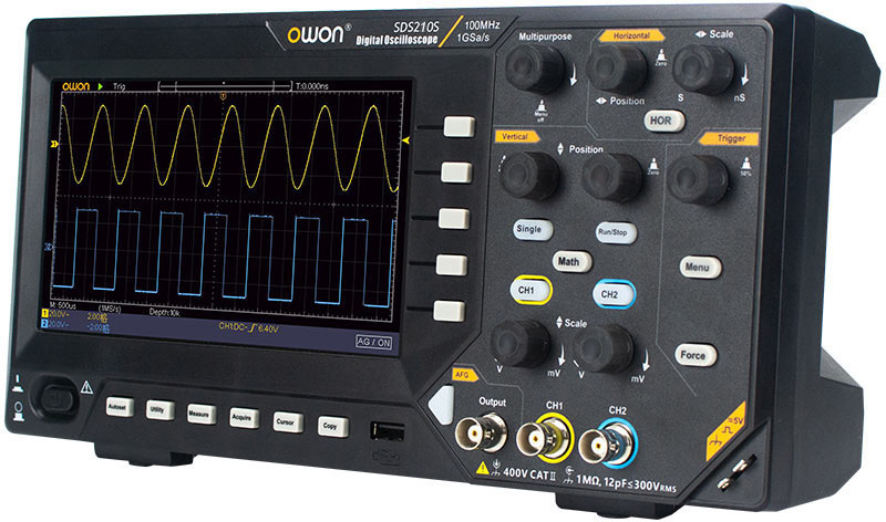 Цифровые осциллографы OWON SDS210S и SDS220S