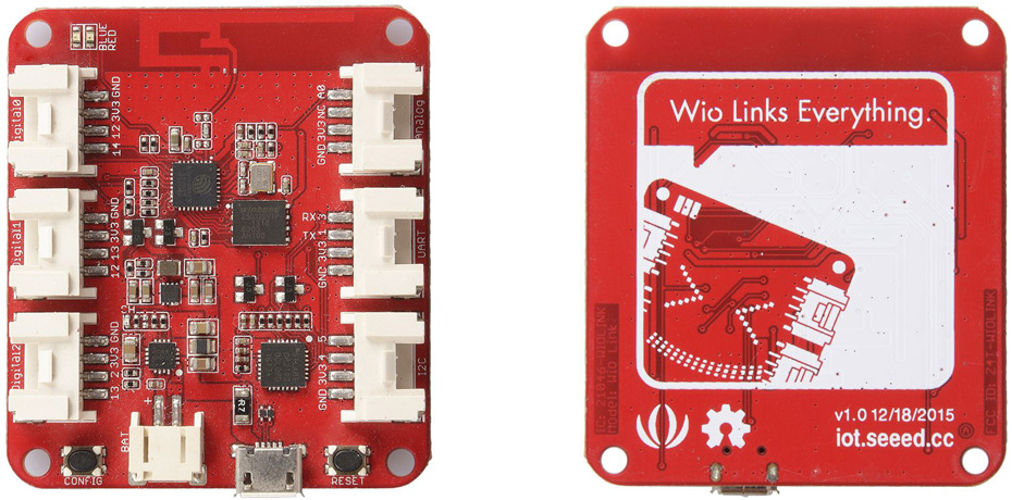 Wio Link, Wi-Fi платформа на базе ESP8266 для IoT приложений