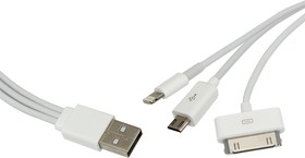 18-1126, Кабель-переходник USB - iphone5/ipad 4/ipod 5 на micro usb, (OBSOLETE)