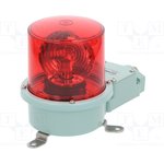 SH1T-24-R, Сигнализатор световой, мигалка вращающаяся, красный, Серия SH1