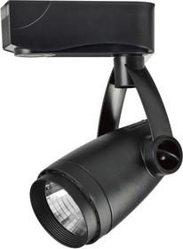 Фото 1/6 Трековый светильник однофазный ЭРА TR12-GU10 BK под лампу MR16 черный Б0044274