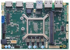 CAPA13RPHGG-V1807B w/fan, Single Board Computers 3.5 SBC with AMD RYZEN APU V1807B DisplayPort/2 HDMI/LVDS and 2 Gigabit LANs with fan