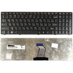 Клавиатура для ноутбука Lenovo IdeaPad Y570 черная рамка черная