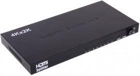 Фото 1/4 ORIENT HDMI 4K Splitter HSP0108H, 1- 8, HDMI 1.4/3D, UHDTV 4K(3840x2160)/ HDTV1080p/1080i/720p, HDCP1.2, внешний БП 5В/3A, метал.корпус (299