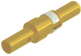 131C11129X, size 3.6mm Male Crimp D-Sub Connector Power Contact, Gold over Nickel Power, 14 12 AWG