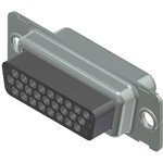 164X11959X, 26 Way Through Hole D-sub Connector Socket, with Mounting Hole