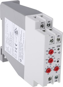Фото 1/6 2AADT5, 2AAD Series DIN Rail Mount Timer Relay, 24 → 240V ac/dc, 2-Contact, 0.1 s → 10h, DPDT