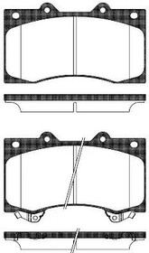 P1406302, Колодки дисковые