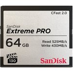 Карта памяти SanDisk Extreme PRO CFast 2.0 525MB/s 64GB (3500x) (SDCFSP-064G-G46D)
