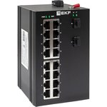 TSX-U-2GX/SFP-16GT, Коммутатор промышленный неуправляемый U-2GX/SFP-16GT ...