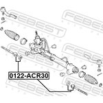 0122-ACR30, тяга рулевая!\ Toyota Previa ACR3# 00