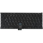 Клавиатура для ноутбука MacBook A1369 2011+ черная с подсветкой, большой ENTER