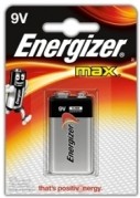 Фото 1/2 Батарейка алкалиновая Energizer Max Крона 9V E301531801