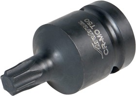 Фото 1/3 ATAS055, Головка ударная торцевая 1/2 DR внешний TORX T50 L=45мм (ATAS055)