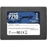 Твердотельный накопитель Patriot P210 1TB SATA3 2,5" , 520/430, 1TB, 3D