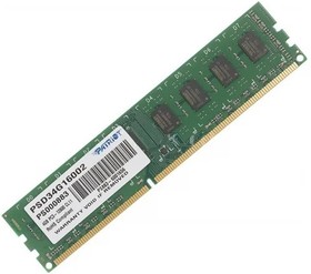 Оперативная память Patriot SL DDR3 4GB 1600MHz UDIMM , 256X8, 1*4GB, 11-11-11-28