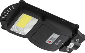 Фото 1/7 ЭРА Консольный светильник на солн. бат.,COB,20W,с датч. движения, ПДУ, 450 lm, 5000K, IP65 Б0046791