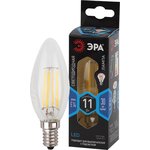 Лампочка светодиодная ЭРА F-LED F-LED B35-11W-840-E14 Е14 / Е14 11Вт филамент ...