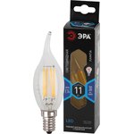 Лампочка светодиодная ЭРА F-LED BXS-11W-840-E14 Е14 / Е14 11Вт филамент свеча на ...