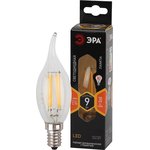 Лампочка светодиодная ЭРА F-LED BXS-9W-827-E14 Е14 / Е14 9Вт филамент свеча на ...