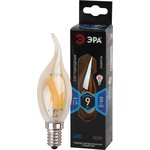 Лампочка светодиодная ЭРА F-LED BXS-9W-840-E14 gold Е14 / Е14 9Вт филамент свеча ...