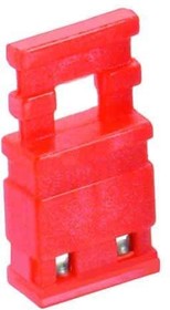 Фото 1/3 M7685-05, Headers & Wire Housings 10mm JUMPER SOCKET W/HNDL RED