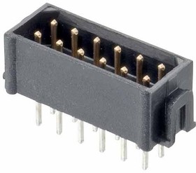 M80-8541842, Pin Header, вертикальный, Board-to-Board, Wire-to-Board, 2 мм, 2 ряд(-ов), 18 контакт(-ов)