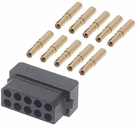 Фото 1/2 M80-8891005, Plug; wire-wire/PCB; female; Datamate L-Tek; 2mm; PIN: 10; crimped