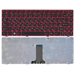 Клавиатура для ноутбука Lenovo IdeaPad Z470 G470AH G470GH Z370 черная с красной ...