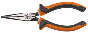 2036EINS, Long Nose Pliers, 175 mm Overall, Straight Tip, 49mm Jaw