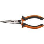 2037EINS, Long Nose Pliers, 189 mm Overall, Straight Tip, 62mm Jaw