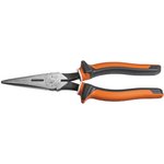 2038EINS, Long Nose Pliers, 223 mm Overall, Straight Tip, 59mm Jaw