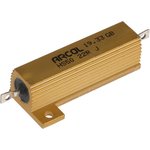 HS50 22R J, Резистор: проволочный, с радиатором, винтами, 22Ом, 50Вт, ±5%