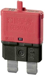Фото 1/2 1616-21-10A, Thermal Circuit Breaker - 1616 Single Pole 32V Voltage Rating, 10A Current Rating