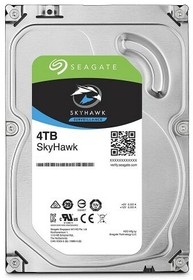 Фото 1/10 Жесткий диск Seagate Skyhawk ST4000VX005, 4ТБ, HDD, SATA III, 3.5"