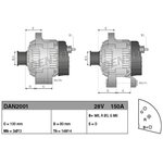 DAN2001, Генератор (Denso)