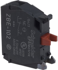 Фото 1/6 Schneider Electric XB5 Блок контактный 1НЗ 3А 240В для кнопок и переключателей XB4, ХВ5